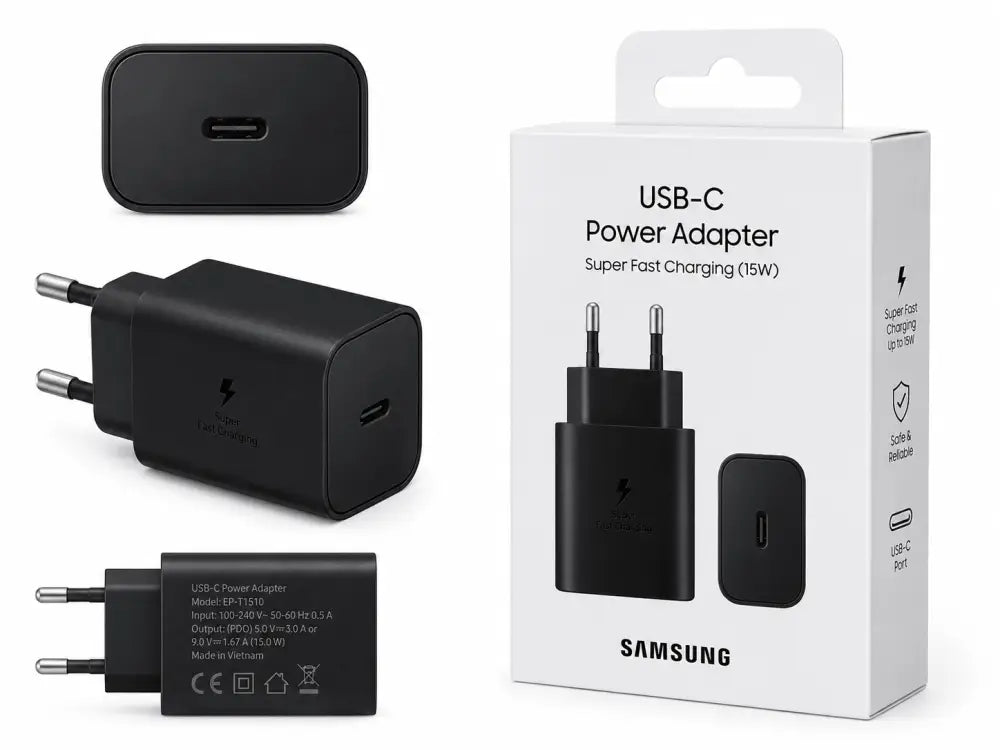 Samsung 25W USB-C PD Reisadapter – Snel Opladen waar je ook bent