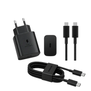 Samsung 45W PD Power Adapter USB-C + Kabel – Zwart - Bundel Oplader
