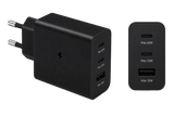 Samsung 65W Power Adapter Trio – 2x USB-C & 1x USB-A Super Fast Charger Zwart (Retail)
