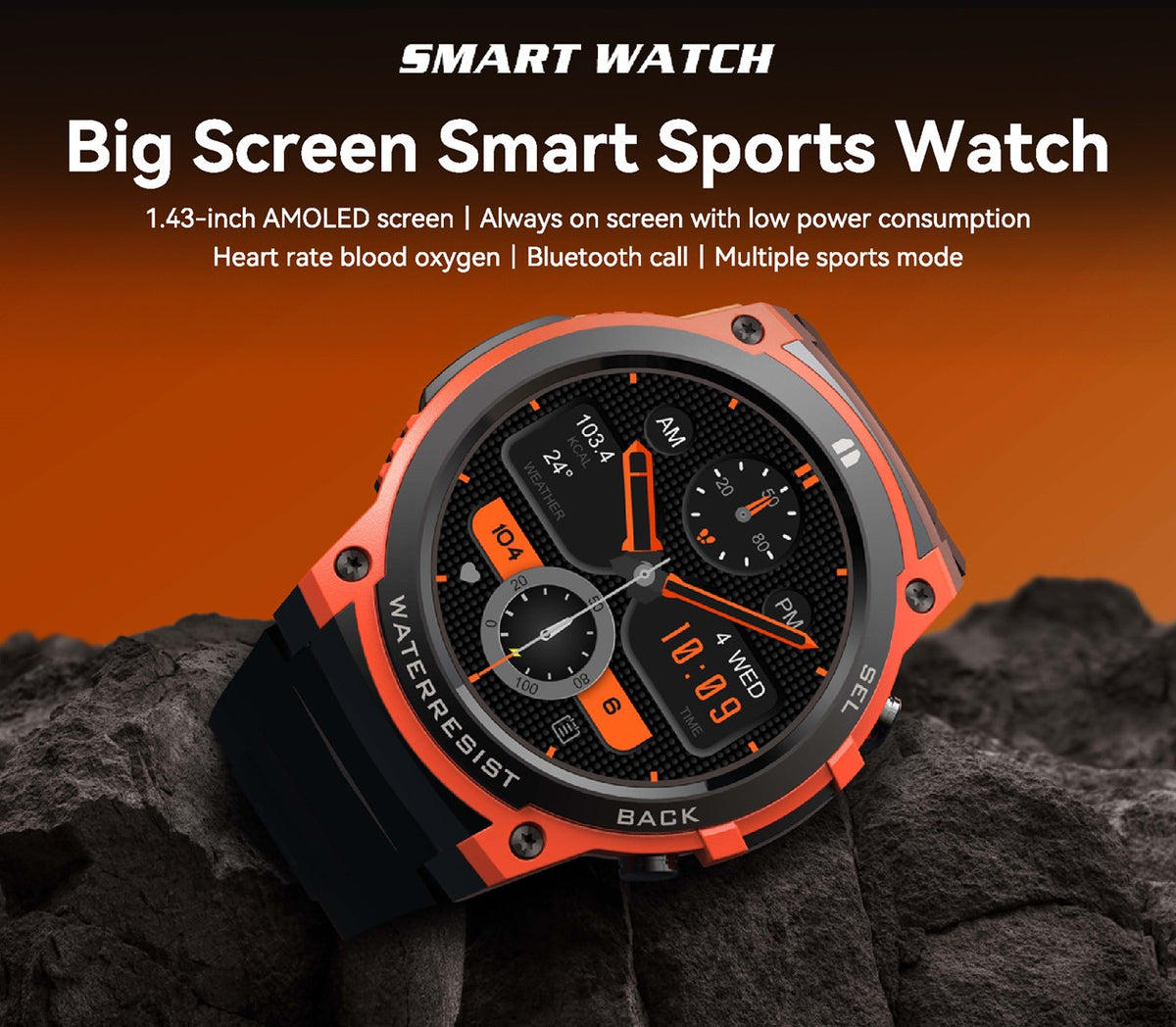 Xssive Smart Watch XSS-SW13 - Zwart
