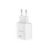 Snellader USB-C en USB-A: Swissten Edge Reisoplader 35W met GaN Technologie