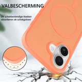Solidenz FrostMag Hoesje – iPhone 17 Oranje - Back cover