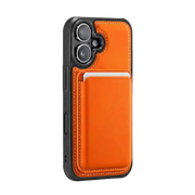 Solidenz MagSafe Wallet Backcover – iPhone 17 Oranje - Back cover met kaarthouder