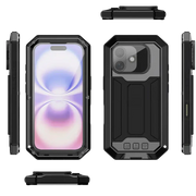 Stofdichte metalen hoes – iPhone 17 Zwart - Rugged case