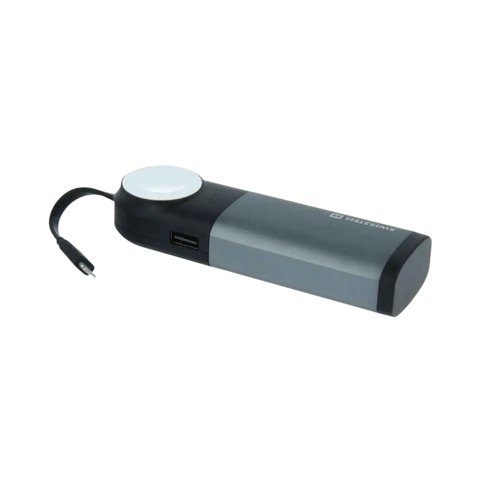 Swissten Draadloze Powerbank 2-in-1 – 6.700 mAh – 10,5W