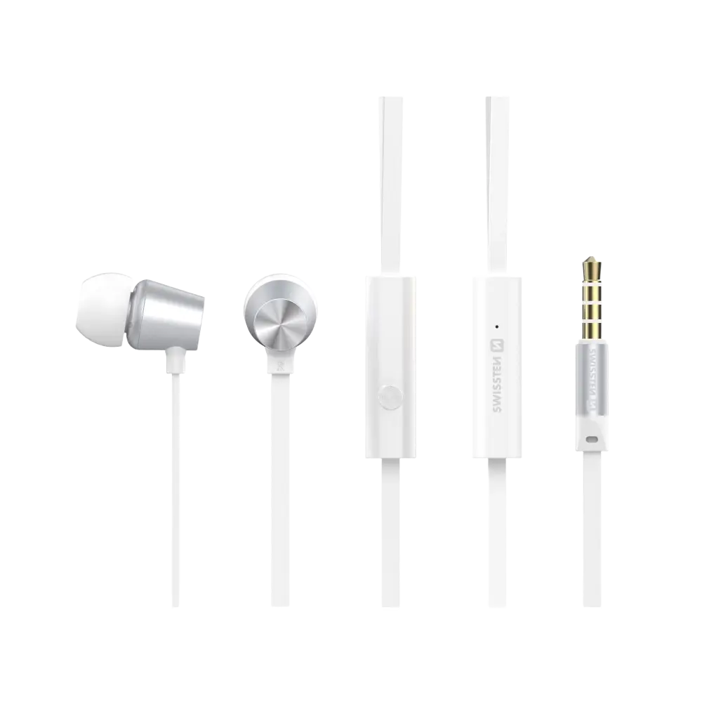 Swissten Dynamic Earbuds YS500 – Zilver