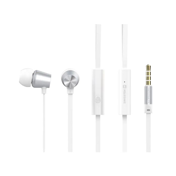 Swissten Dynamic Earbuds YS500 – Zilver