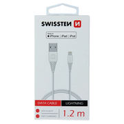 Swissten MFi Lightning Kabel 1,2 Meter - Altijd Betrouwbaar Opladen