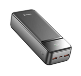 Swissten Powerline II Powerbank – Krachtige 30.000 mAh Oplader in Stijlvol Zwart