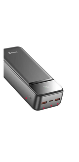 Swissten Powerline II Powerbank – Krachtige 30.000 mAh Oplader in Stijlvol Zwart