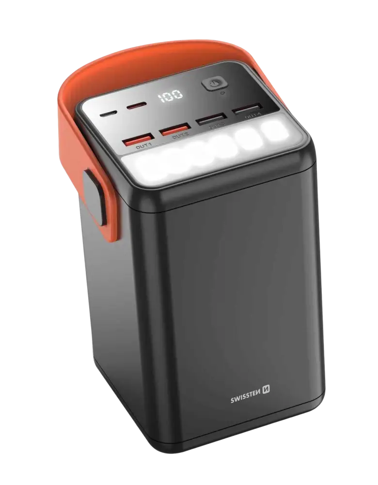 Swissten PowerLine Powerbank 60.000 mAh – 65W snelladen