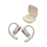 Swissten RUN Open Ear Koptelefoon - Draadloos en Stijlvol in Beige
