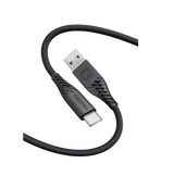 Swissten Soft Silicone Type-C Kabel – 0,4 Meter Zwart voor Eenvoudig Opladen