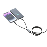 Swissten Textile 2-in-1 USB-C + Lightning Kabel - De perfecte oplossing voor al uw opladen
