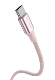 Swissten Textile II USB-C Kabel – 1,5 meter Roze