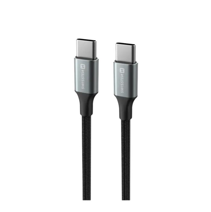 Swissten Textile II USB-C-Kabel – Stilvolle Lösung für zu Hause und unterwegs