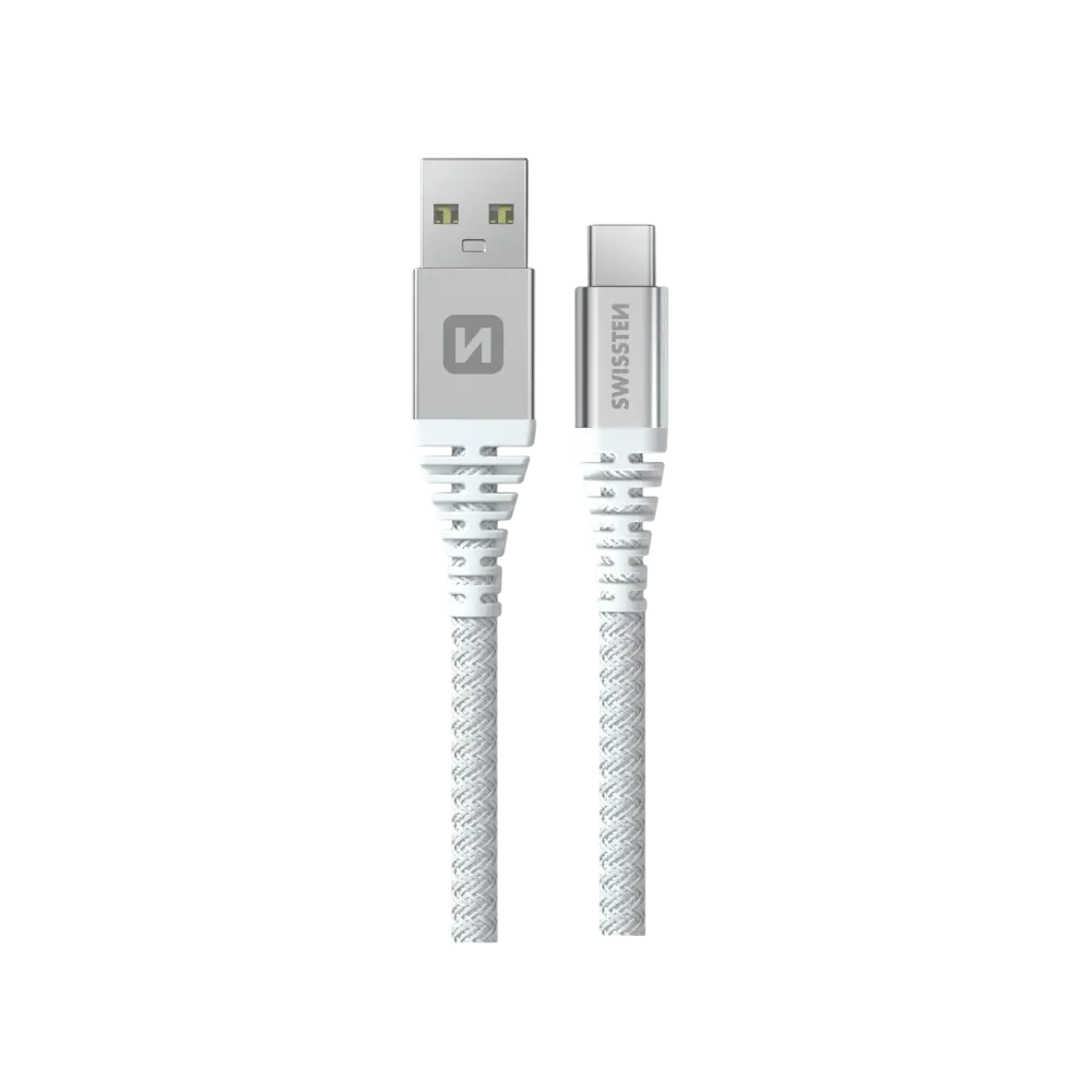 Swissten USB-A naar USB-C kabel – 1,5 Meter Aramideversterkt voor Duurzaam Opladen