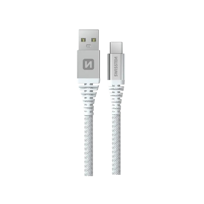 Swissten USB-A naar USB-C kabel – 1,5 Meter – Aramideversterkt voor Duurzaam Opladen