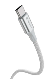 Swissten USB-A naar USB-C Kabel - 1,5 Meter - Wit voor Eenvoudig Opladen