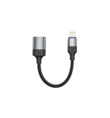 Swissten USB-A naar Lightning Adapter - Compacte Oplossing Voor Onderweg