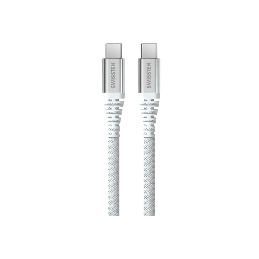 Swissten USB-C Kabel 1,5 Meter – Aramideversterkt voor Duurzaam Opladen