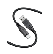 Swissten USB-C naar USB-A kabel – 0,4 Meter Zwart voor snelle en flexibele oplading