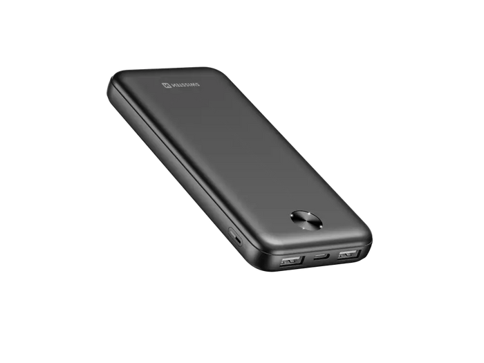 Swissten Worx Pro Powerbank 10.000 mAh – Zwart