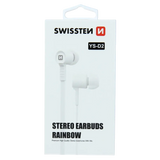 Swissten YS-D2 Oordopjes 3,5mm - Perfecte Geluidskwaliteit in Wit