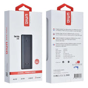 UNIQ Accessory Powerbank 20000 mAh - magsafe - stand - 30cm Kabel - USB-C & USB-A ports - Zwart