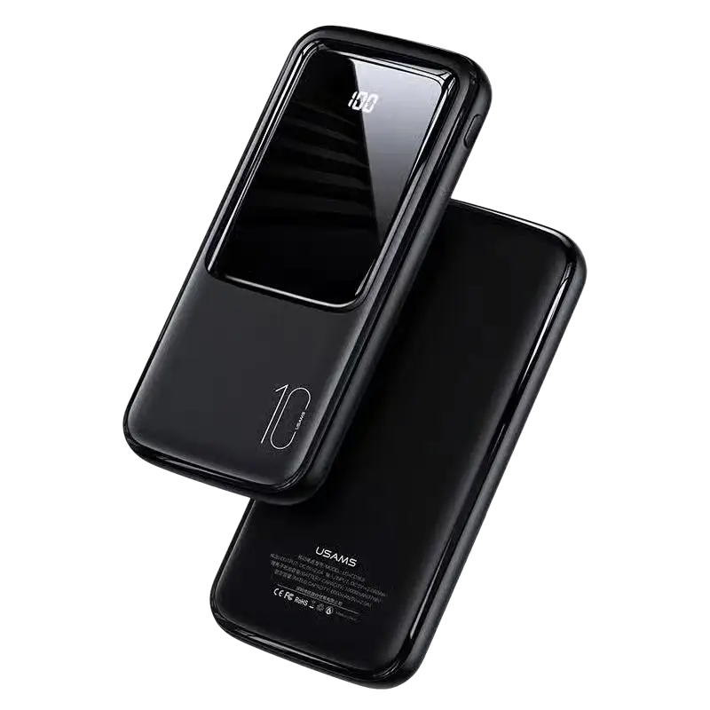 USAMS Powerbank 10.000 mAh met digitaal display