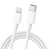 USB-C naar Lightning Kabel - Snelladen & Data Sync voor iPhone en iPad - 1 Meter Wit - Wave