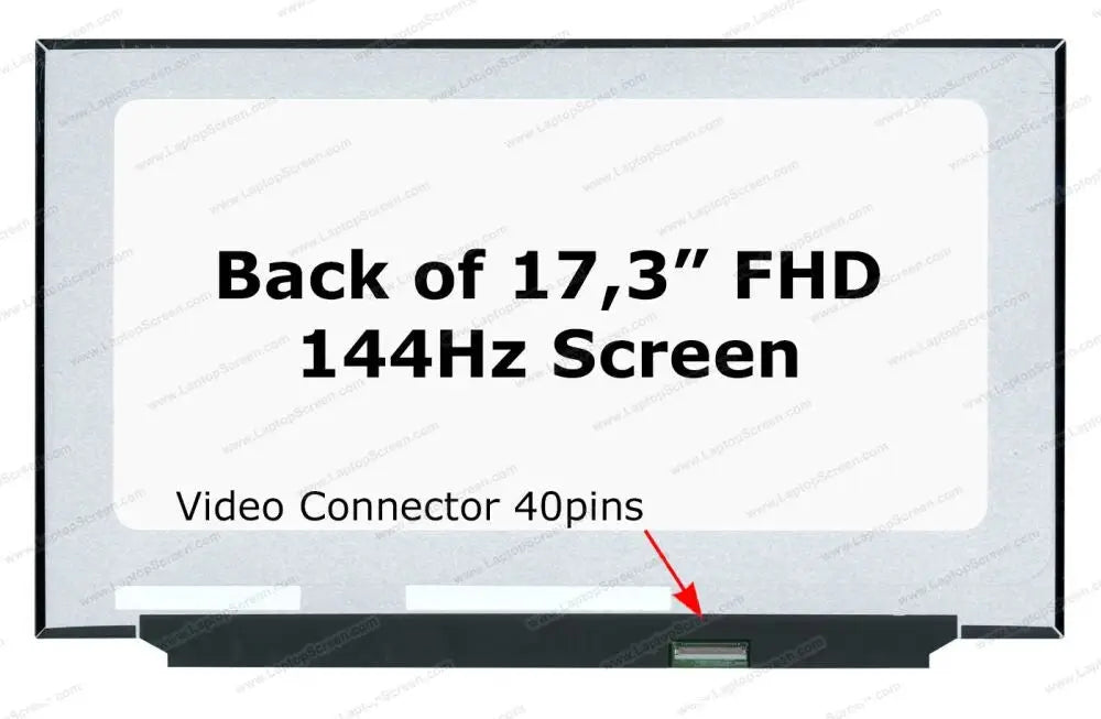Verbeter uw Beleving met het 17,3 inch Laptop LCD Scherm NV173FHM-NX4 V8.2 – Full HD