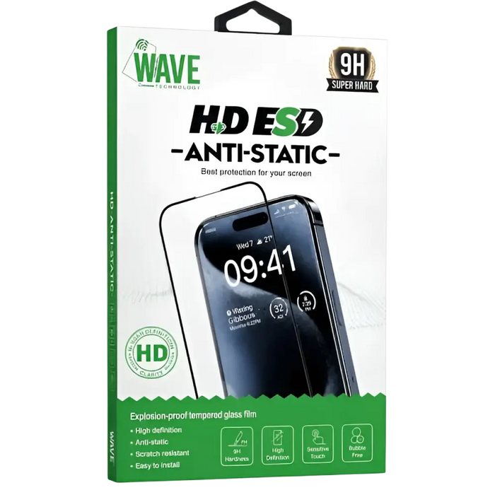 Wave 5D Screenprotector iPhone 16 - Intelligente Bescherming voor Ultieme Helderheid