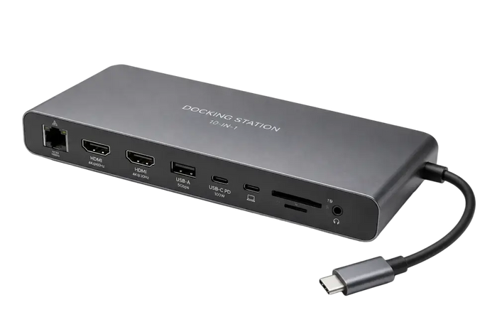 Wave WA-133 Smart-Dockingstation – Erweitere deine Möglichkeiten mit diesem 8-in-1-USB-C-Hub