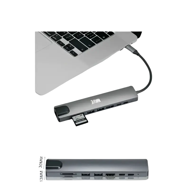 Wave WA-133 Smart Docking Station – Breid je mogelijkheden uit met deze 8-in-1 USB-C Hub - Dockingstations