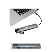 Wave WA-133 Smart Docking Station – Breid je mogelijkheden uit met deze 8-in-1 USB-C Hub - Dockingstations