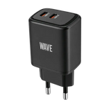 Wave WA-174 USB-C Wandlader – Snel en Veilig Opladen voor Twee Apparaten