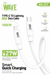 Wave WA-213 USB-C naar Lightning Kabel