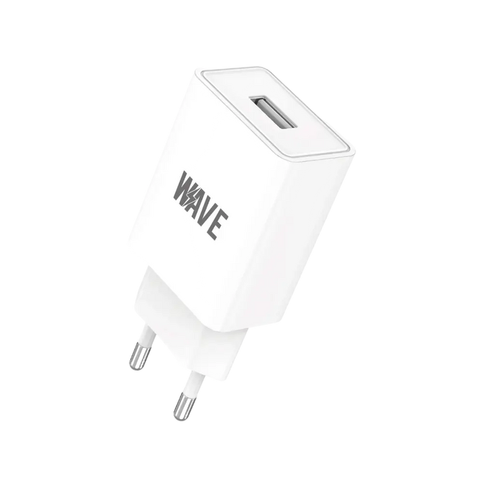 Wave WA-319W USB-A Reisadapter 12W - Wit