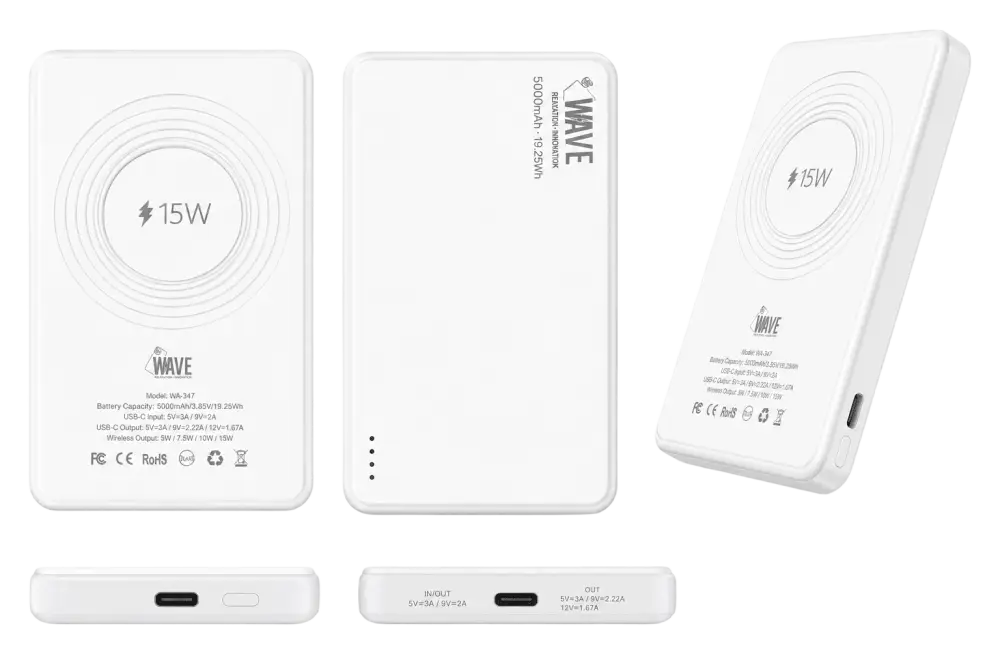 Wave WA-347 MagSafe Powerbank 5.000 mAh