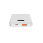 WiWU Powerbank 10.000 mAh met Digitaal Display – Wit