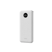 WiWU Powerbank 10.000 mAh met Digitaal Display – Wit