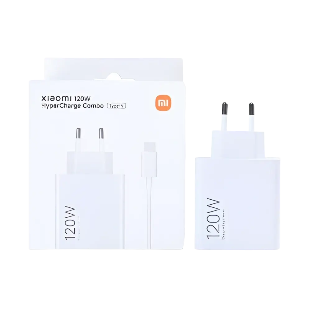 Xiaomi Power Adapter MDY-14-EE – USB-A naar USB-C Kabel 100cm + 120W Wit Origineel - Opladers & Kabels