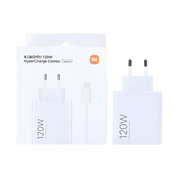 Xiaomi Power Adapter MDY-14-EE – USB-A naar USB-C Kabel 100cm + 120W Wit Origineel - Opladers & Kabels
