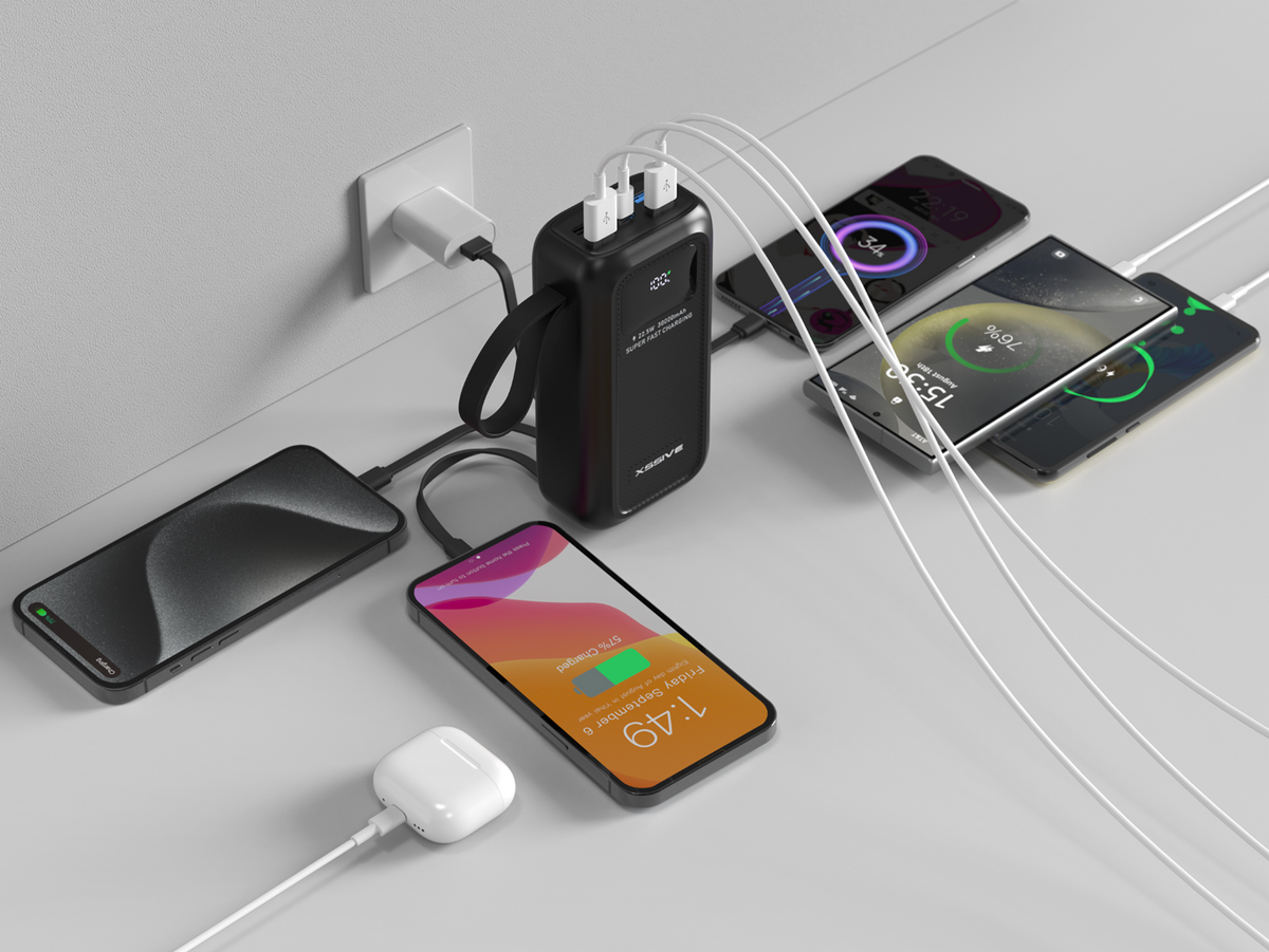 Xssive 22.5W PD Powerbank incl. Cable 30.000mAh XSS-PB56