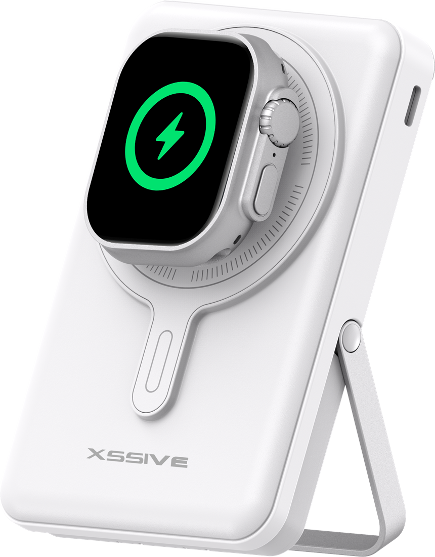Xssive 3in1 Magnetic 15W Powerbank incl. Cable 10000mAh XSS-PB53W - Wit