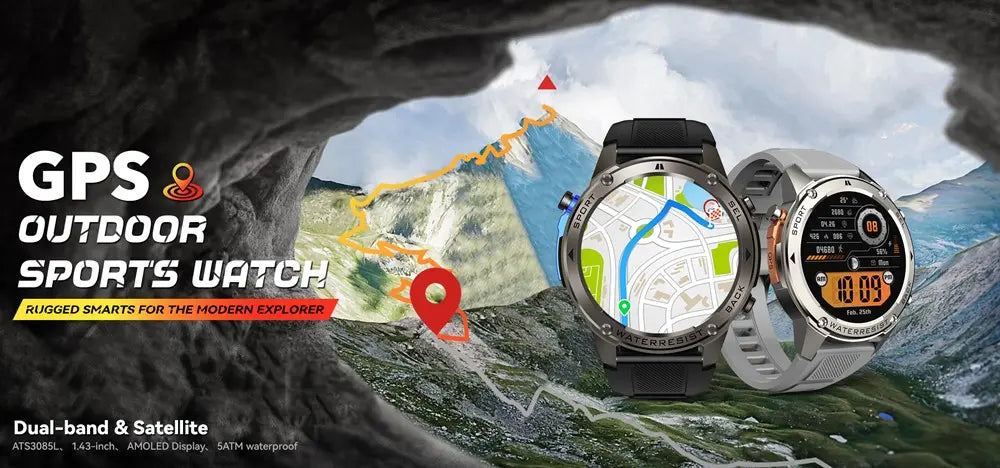 Xssive GPS Smart Watch XSS-SW11 - Zwart