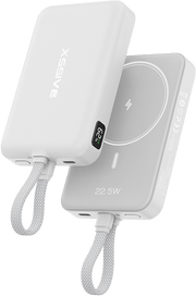 Xssive Magnetic Wireless Powerbank incl. Cable 10.000 mAh XS-PB51W - Wit