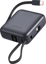 Xssive Mini Powerbank Fast Charge incl. Cable 10000mAh XSS-PB45 Mini - Zwart