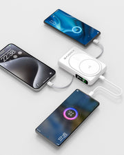 Xssive Qi2 Magnetic Wireless Powerbank incl. Cable 10.000 mAh XS-PB43NW - Wit